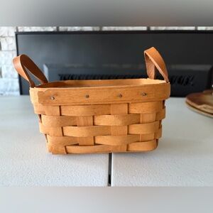 Longaberger Handwoven Brown Basket